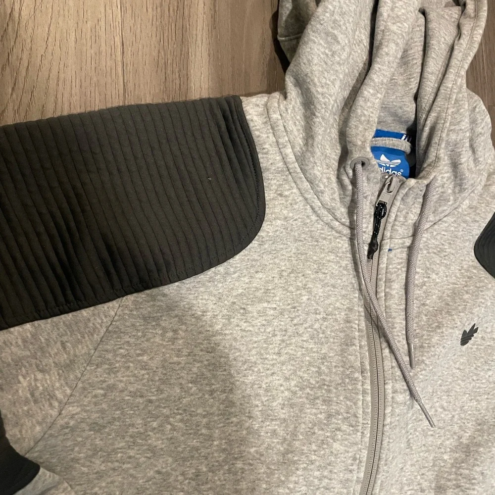 Men’s Vintage Adidas Original 2012 full sweatsuit — Gray w/3M — Size L/XL - Picture 4 of 7
